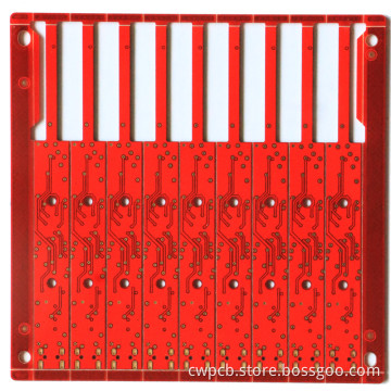 Microphone Red color printed circuit board